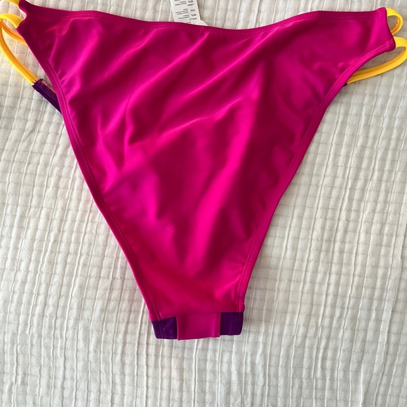 CUPSHE Hot Pink Bikini XL top L bottoms - Picture 6 of 6